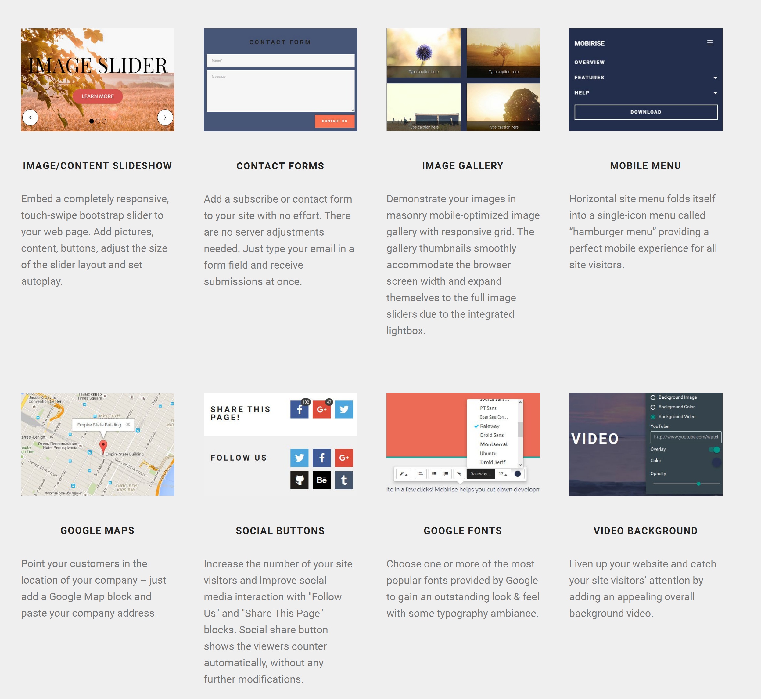 Bootstrap Simple Website Builder 