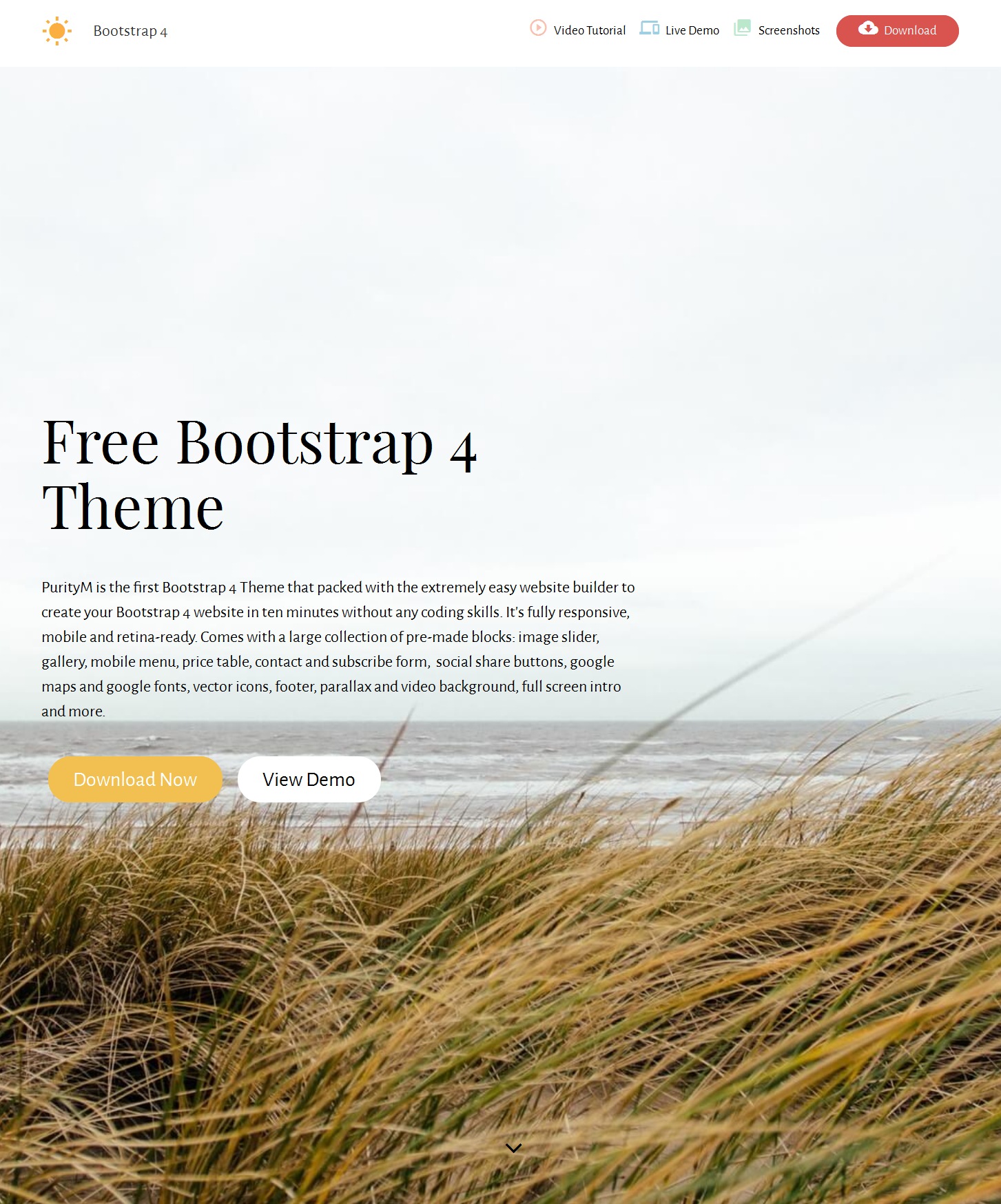 Mobile Bootstrap Real Estate Theme