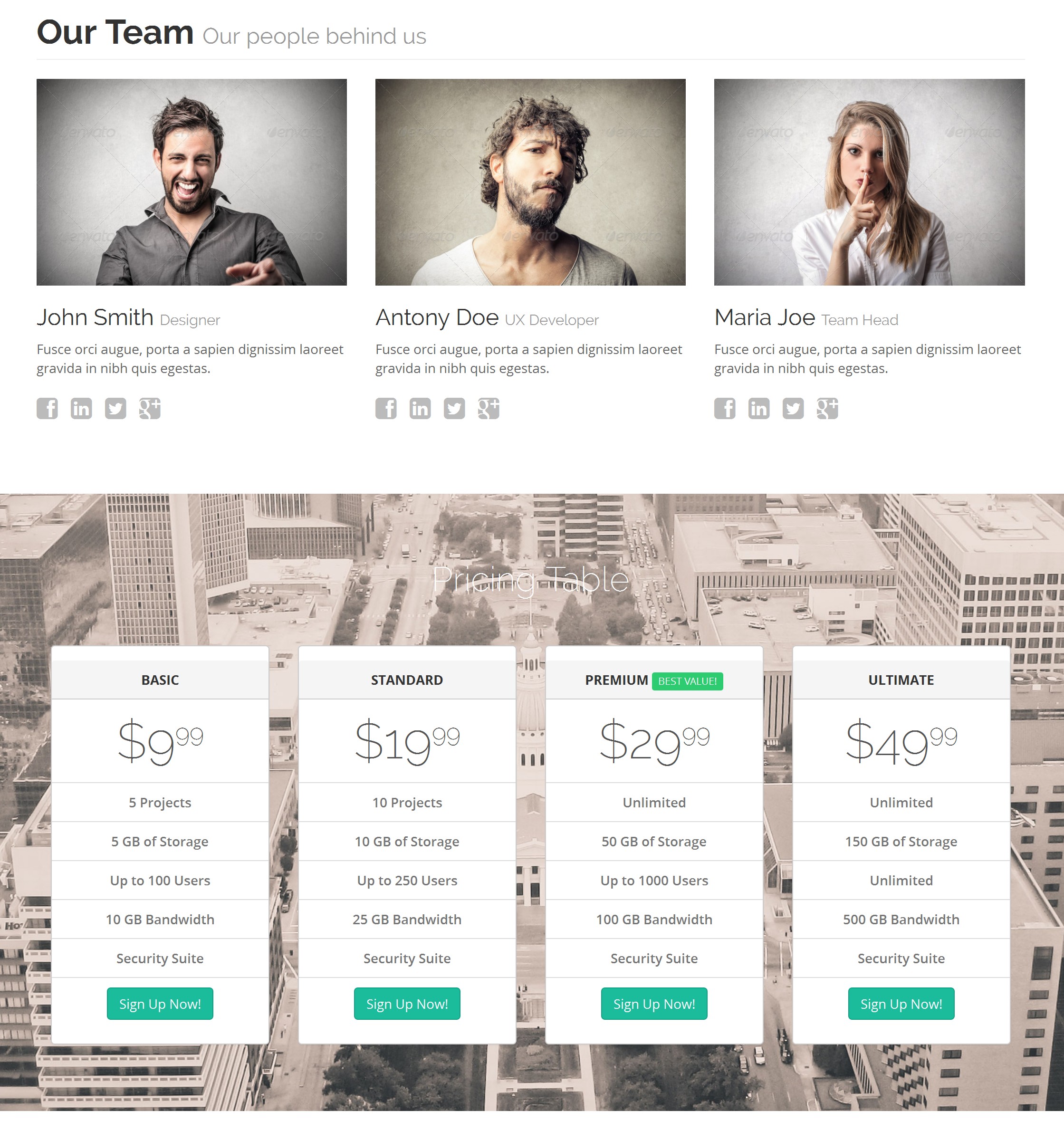 Free Bootstrap Portfolio Theme