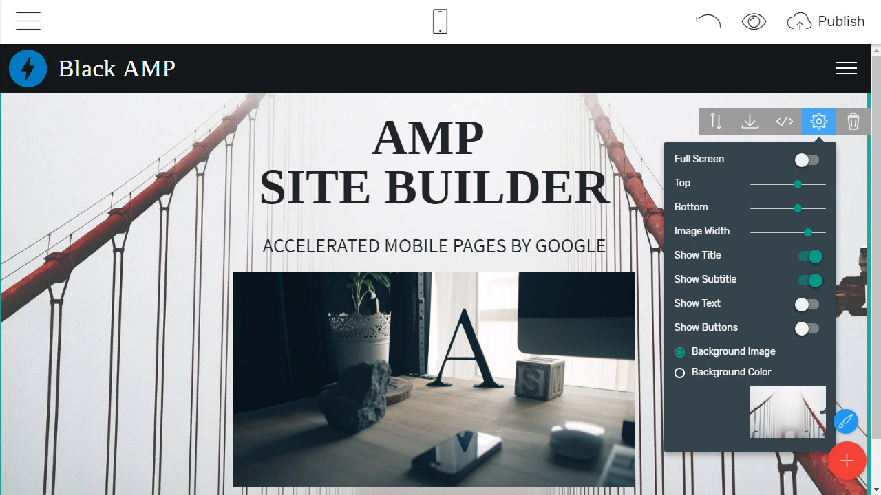 Mobile Page Builder