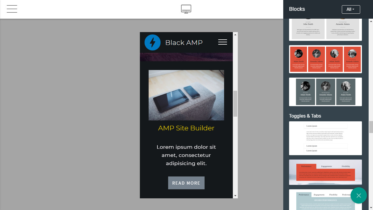 AMP Webpage Creator